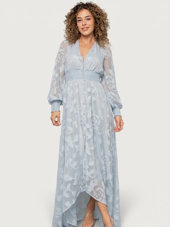 Baltic Born Dresses & Skirts - Baltic Born Daniella High Low Maxi Dress | Light Blue Size LL